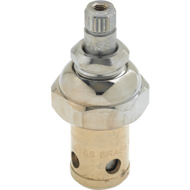 Click here to see T&S Brass 007947-40 T&S Brass 007947-40 Quarter-Turn Hot (Right-To-Close) Eterna Spindle Assembly