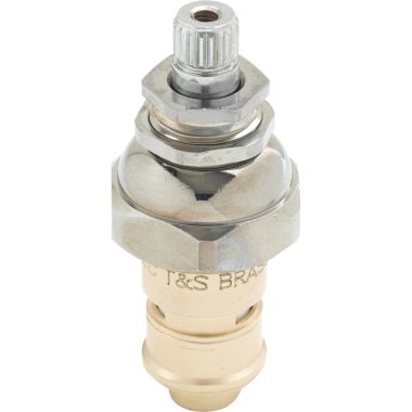 Click here to see T&S Brass 011619-25 T&S BRASS 011619-25 CERAMA CARTRIDGE W/ ESCUTCHEON BONNET & CHECK VALVE, LTC (COLD)