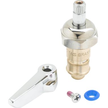 Click here to see T&S Brass 012447-25 T&S BRASS 012447-25 CERAMA, LTC (COLD) W/ CHECK VALVE & LEVER HANDLE
