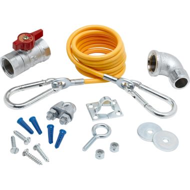 Click here to see T&S Brass AG-KD T&S BRASS AG-KD GAS APPLIANCE CONNECTORS, INSTALLATION KIT WITH 3/4