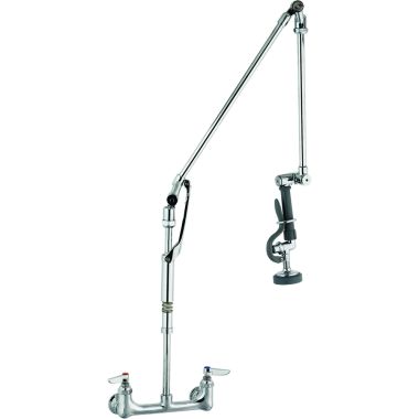 Click here to see T&S Brass B-0134 T&S BRASS B-0134 PRE-RINSE, ROTO-FLEX DESIGN, WALL MOUNT BASE, 8