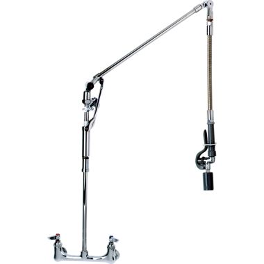 Click here to see T&S Brass B-0137 T&S BRASS B-0137 PRE-RINSE, ROTO-FLEX DESIGN, WALL MOUNT BASE, 8