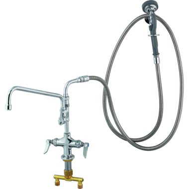 Click here to see T&S Brass B-0176 T&S BRASS B-0176 SPRAY ASSEMBLY, SINGLE HOLE BASE, 4