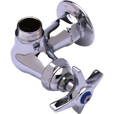 Click here to see T&S Brass B-0210-LN T&S BRASS B-0210-LN SINGLE PANTRY SWIVEL BASE FAUCET, SINGLE HOLE BASE, WALL MOUNT, LESS