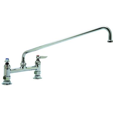 Click here to see T&S Brass B-0220 T&S BRASS B-0220 Deck Mount Double Pantry Faucet, 8