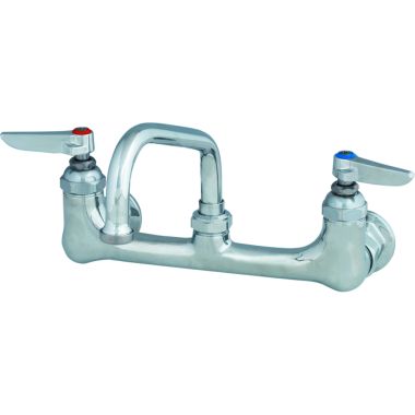 Click here to see T&S Brass B-0232 T&S BRASS B-0232 Double Pantry Faucet, Wall Mount, 8