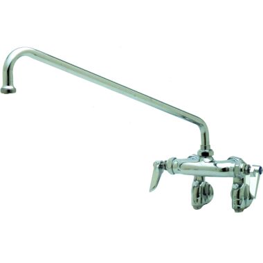 Click here to see T&S Brass B-0240 T&S BRASS B-0240 Wall Mount Double Pantry Faucet, Adjustable Centers