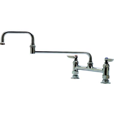 Click here to see T&S Brass B-0246 T&s Brass B-0246 Deck Mount Double Pantry Faucet, 8