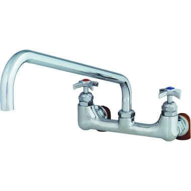 Click here to see T&S Brass B-0291 T&S BRASS B-0291 BIG-FLO MIXING FAUCET, WALL MOUNT, 8