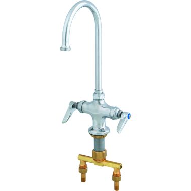 Click here to see T&S Brass B-0301 T&S BRASS B-0301 Double Pantry Faucet, Single Hole Base, 4
