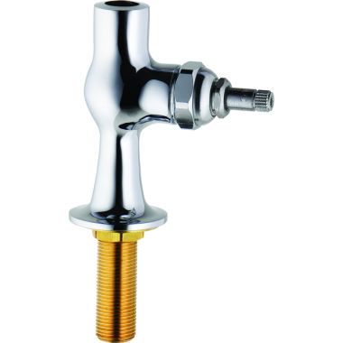 Click here to see T&S Brass B-0305-LN T&S BRASS B-0305-LN SINGLE PANTRY RIGID BASE FAUCET, DECK MOUNT, LESS NOZZLE