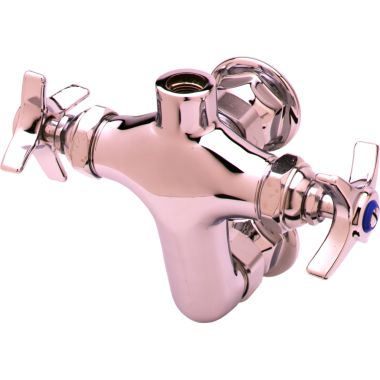 Click here to see T&S Brass B-0315-LN T&S Brass B-0315-LN Vertical Double Rigid Base Pantry Faucet, Less Nozzle