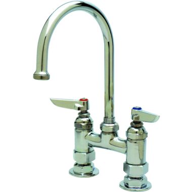 Click here to see T&S Brass B-0325 T&S Brass B-0325 Double Pantry Faucet with Swivel Gooseneck
