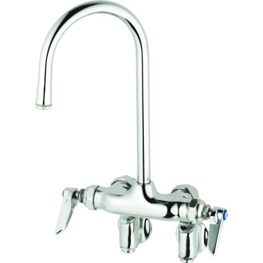 Click here to see T&S Brass B-0342 T&S BRASS B-0342 Wall Mount Double Pantry Faucet, Adjustable Centers