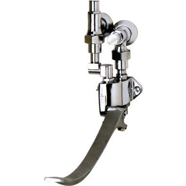 Click here to see T&S Brass B-0508-01 T&S BRASS B-0508-01 SINGLE PEDAL VALVE, WALL MOUNT, ANGLED LOOSE KEY STOP & VOLUME