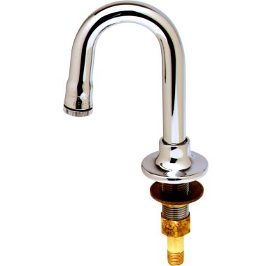 Click here to see T&S Brass B-0520-01 T&S BRASS B-0520-01 RIGID GOOSENECK, DECK MOUNT, PLAIN END OUTLET, 2-3/4