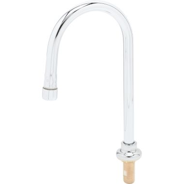 Click here to see T&S Brass B-0521 T&S BRASS B-0521 RIGID GOOSENECK, DECK MOUNT, NON-SPLASH AERATOR, 5-1/2