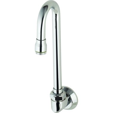 Click here to see T&S Brass B-0529-01 T&S BRASS B-0529-01 SWIVEL GOOSENECK, WALL MOUNT, STREAM REGULATOR, 2-5/8