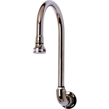 Click here to see T&S Brass B-0536 T&S BRASS B-0536 RIGID GOOSENECK, WALL MOUNT, ROSESPRAY, 5-1/2