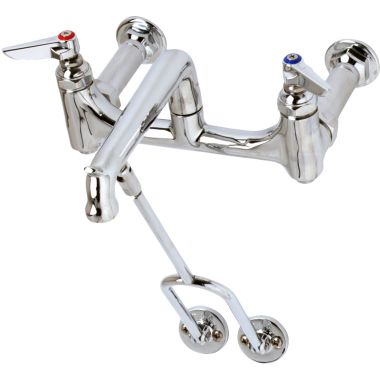 Click here to see T&S Brass B-0650-BSTP T&S Brass B-0650-BSTP Wall Mount Service Sink Faucet, 8