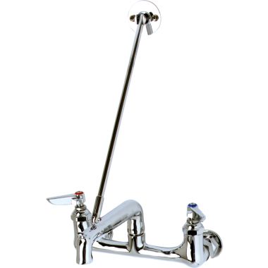 Click here to see T&S Brass B-0660-POL T&S Brass B-0660-POL Wall Mount Service Sink Faucet, 8