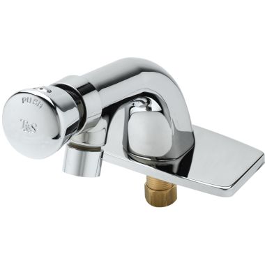 Click here to see T&S Brass B-0805-DP-LF05 T&S BRASS B-0805-DP-LF05 SINGLE TEMP FAUCET W/ VR AERATOR, 0.5 GPM FLOW RESTRICTOR, 4