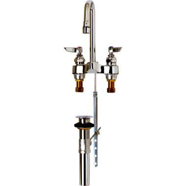 Click here to see T&S Brass B-0873 T&S BRASS B-0873 LAVATORY FAUCET, DECK MOUNT, 4