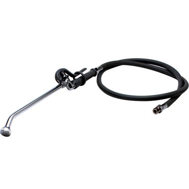 Click here to see T&S Brass B-0955 T&S BRASS B-0955 SPRAY ASSEMBLY, 4' REINFORCED PVC HOSE, SELF CLOSING SPRAY VALVE