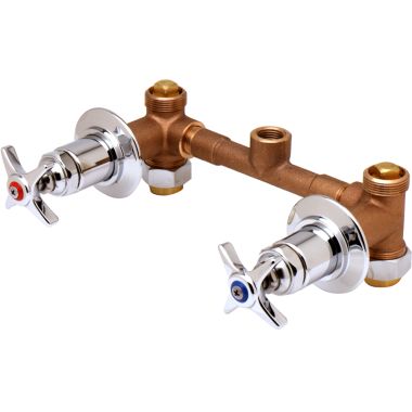Click here to see T&S Brass B-1035 T&S BRASS B-1035 CONCEALED BYPASS MIXING VALVE, 8