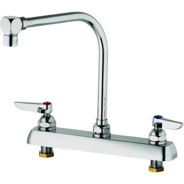 Click here to see T&S Brass B-1148 T&S Brass B-1148 Workboard Faucet, Deck Mount, 8
