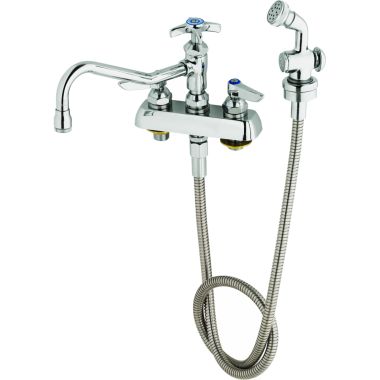 Click here to see T&S Brass B-1151 T&S Brass B-1151 Workboard Faucet, Deck Mount, 4