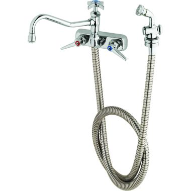 Click here to see T&S Brass B-1156 T&S Brass B-1156 Workboard Faucet, Wall Mount, 4
