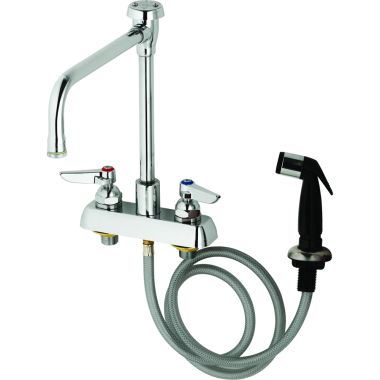 Click here to see T&S Brass B-1177 T&S Brass B-1177 Workboard Faucet, Deck Mount, 4