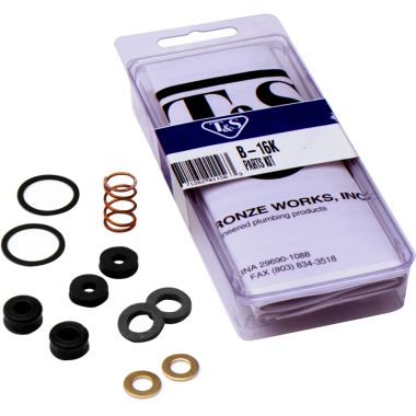 Click here to see T&S Brass B-16K T&S BRASS B-16K PARTS KIT FOR SPRAY VALVE
