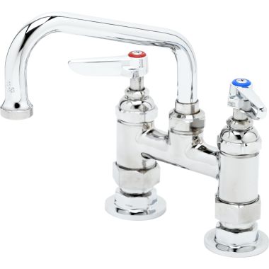Click here to see T&S Brass B-2283 T&S BRASS B-2283 Deck Mount Double Pantry Faucet, 6