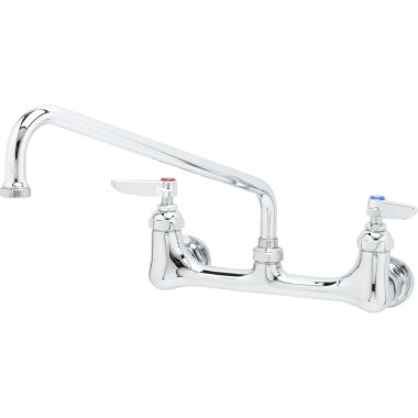 Click here to see T&S Brass B-2445 T&S BRASS B-2445 Wall Mount Double Pantry Faucet, 12