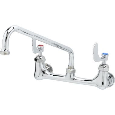 Click here to see T&S Brass B-2463 T&S BRASS B-2463 Double Pantry Faucet, Ceramic Cartridges, 8