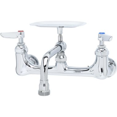 Click here to see T&S Brass B-2489 T&S Brass B-2489 Wall Mount Double Pantry Faucet, 6