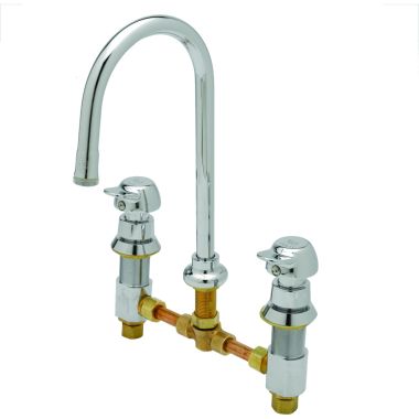 Click here to see T&S Brass B-2820-PA T&S Brass B-2820-PA Concealed Widespread Lavatory Faucet