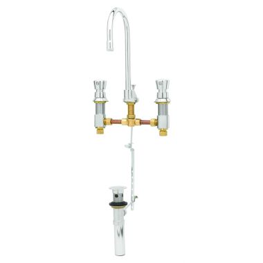 Click here to see T&S Brass B-2821 T&S Brass B-2821 Concealed Widespread Metering Faucet