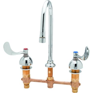 Click here to see T&S Brass B-2867-04 T&S Brass B-2867-04 Concealed Widespread Lavatory Faucet