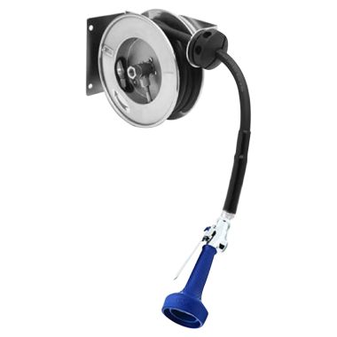 Click here to see T&S Brass B-7102-08H T&S Brass B-7102-08H Hose Reel, Open, Stainless Steel, 3/8