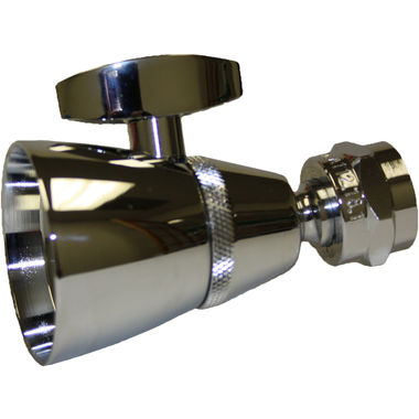 Click here to see Commodity  1-3/4in Chrome Plated 2.5 GPM Shower Head with Adjustable Knob