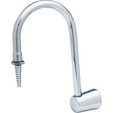 Click here to see T&S Brass BL-4750-07 T&S BRASS BL-4750-07 LAB PANEL TURRET, RIGID GOOSENECK, SERRATED TIP, 3/8