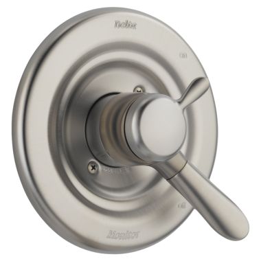 Click here to see Delta T17038-SS Delta Lahara Monitor 17 Series Two-Handle Valve Trim, Lever Handles, Stainless Steel - T17038-SS