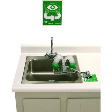 Click here to see T&S Brass EW-7611 T&S Brass EW-7611 Swing-Away EyeWash Unit, Deck Mount