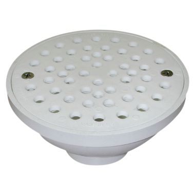 Click here to see   Jones Stephens D50201  2X3 4-Way Floor Drain Pvc