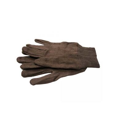 Click here to see   Jones Stephens G50200  Pair Brown Cotton Jersey Gloves