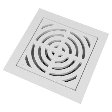 Click here to see   Jones Stephens S59063  3X4 Pvc Flr Sink W/Fl Grate & Dome