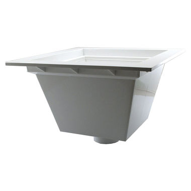 Click here to see   Jones Stephens S59002 Outlet - Less Grate 12 inch by 12 inch PVC Floor Sink